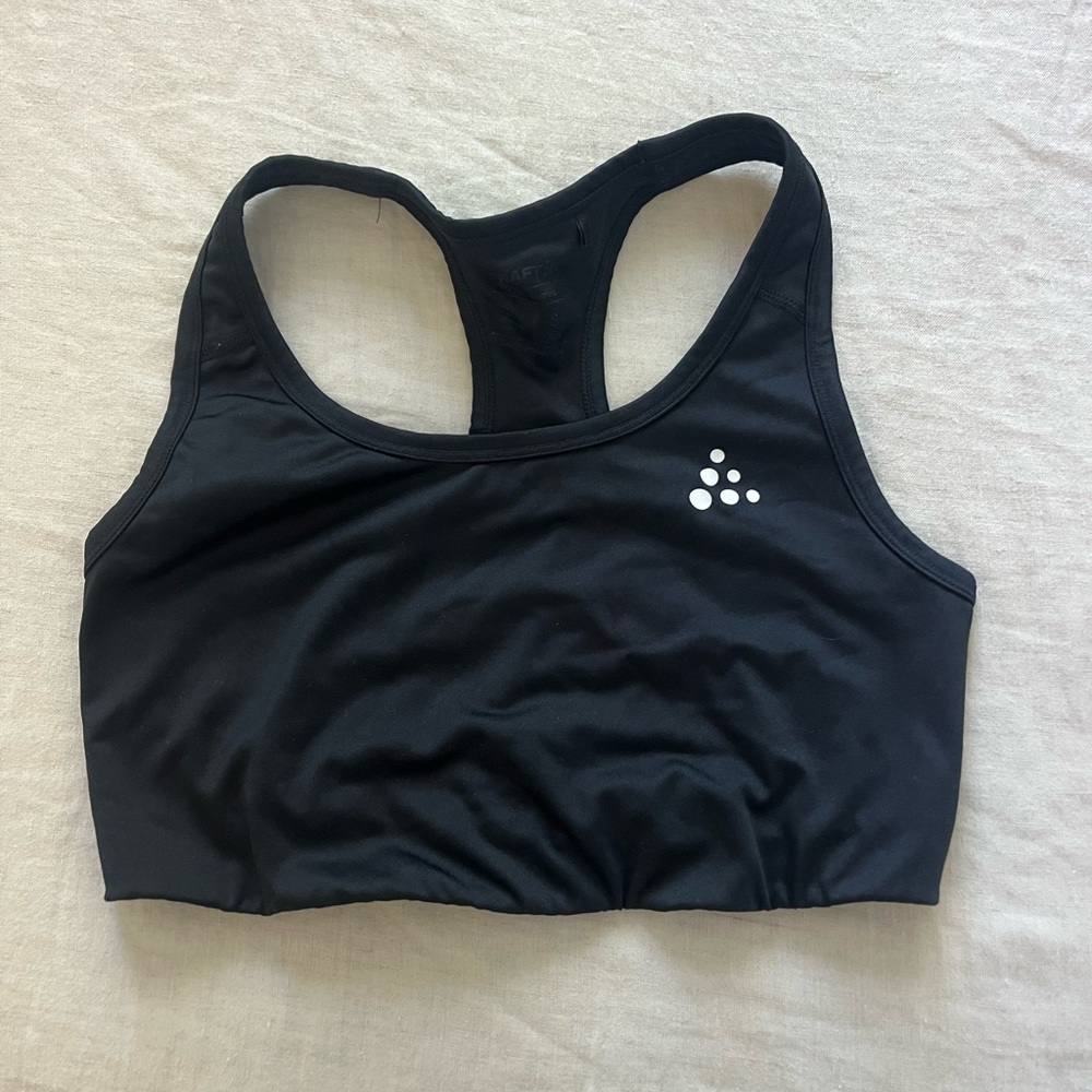 Women's Black Sports Bra